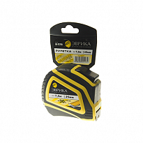 Рулетка ER-72725 7.5м 25мм YELLOW обрезиненный корпус с одним фиксатором с держателем ЭВРИКА/1/6/48